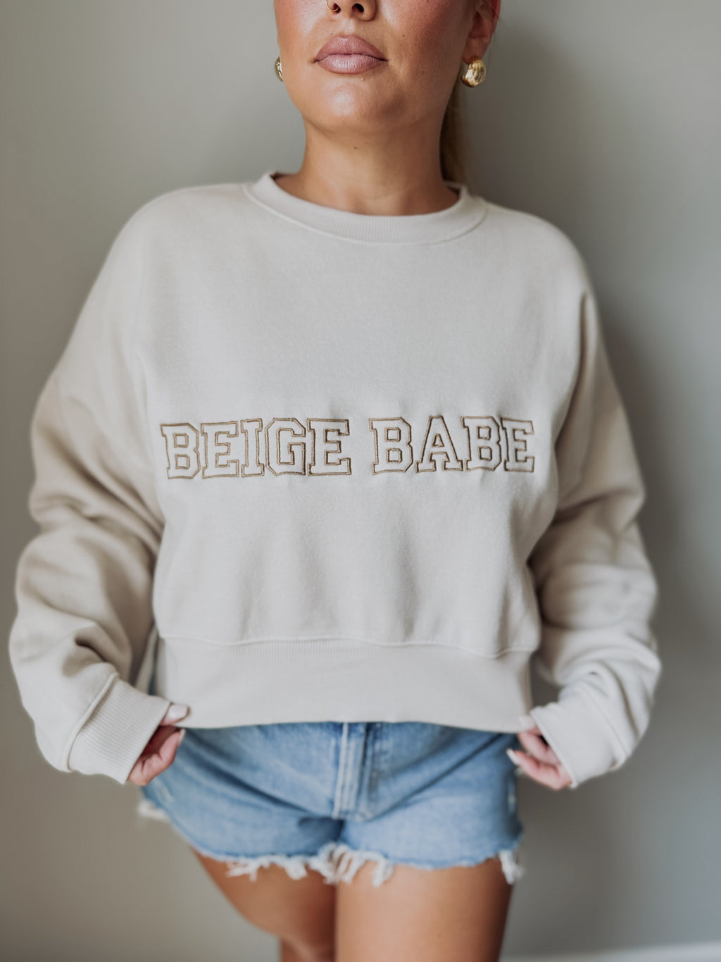 Beige Babe Sweatshirt