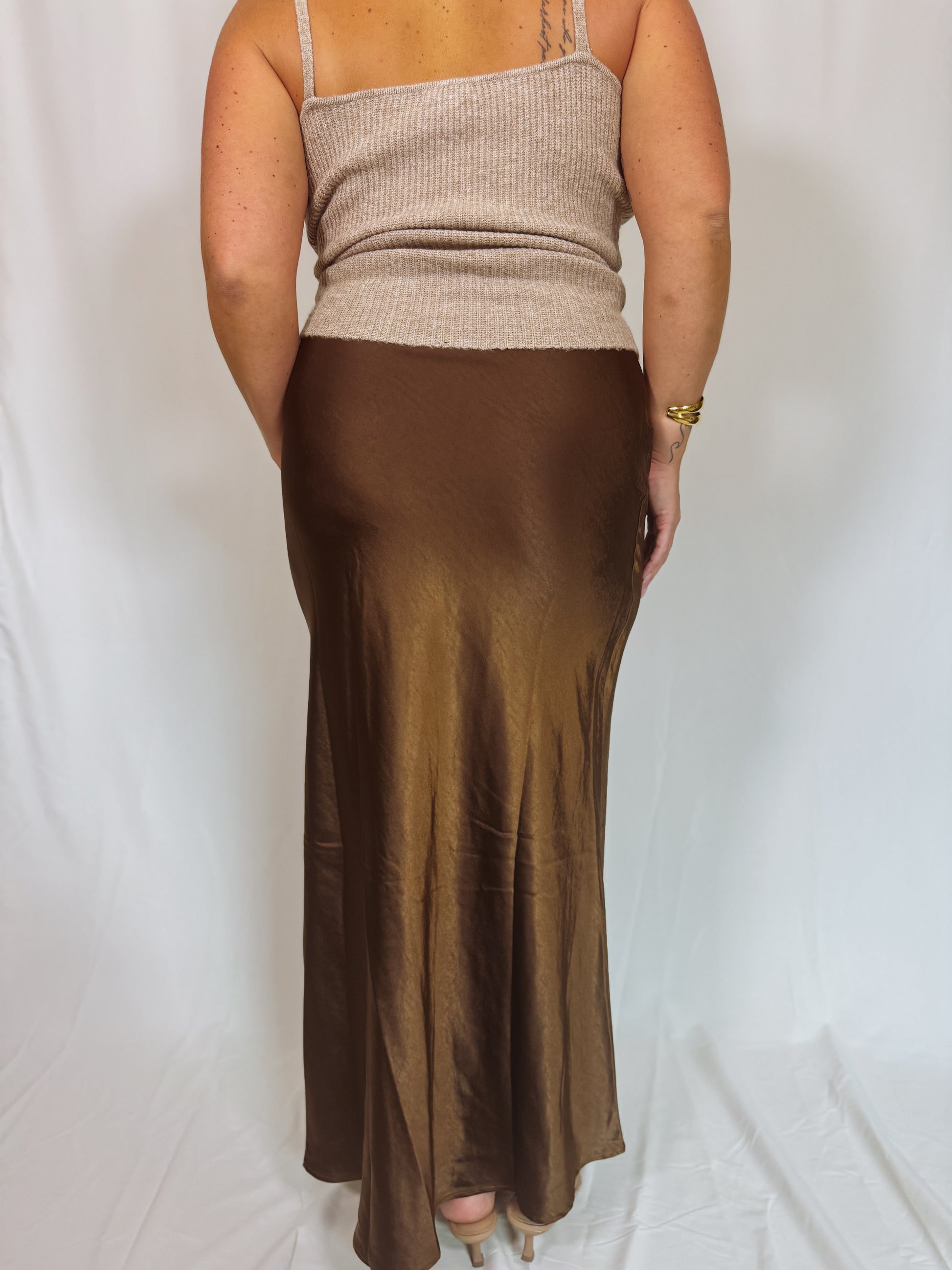 Gabrielle Satin Skirt